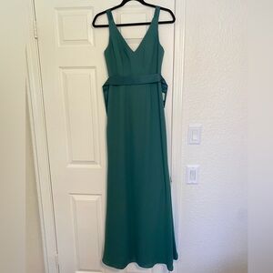Vera Wang Green Bridesmaid Dress